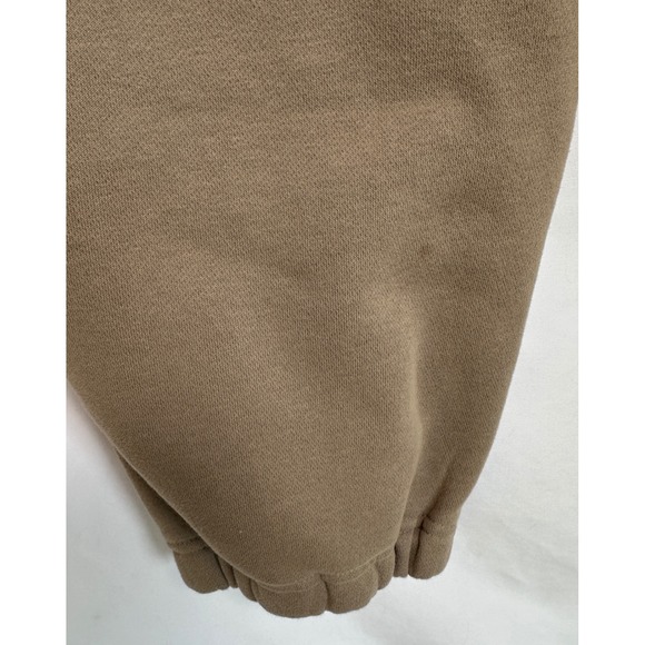 Hollister Mens Relaxed Jogger Sweatpants Tan XXL Logo Side Zip Pocket - Picture 8 of 8